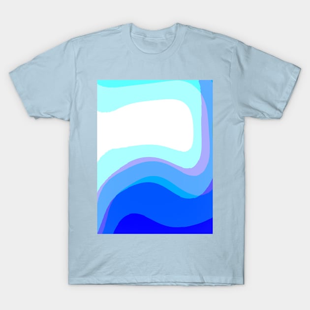 Blue Abstract 1112 T-Shirt by Korey Watkins